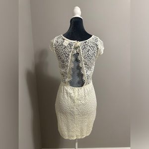 Cream dress size L